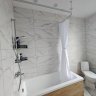 Штора для ванной ESSEN 240х200 см белая фото 36