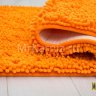 Комплект ковриков для ванной и туалета Люкс оранжевый фото 4