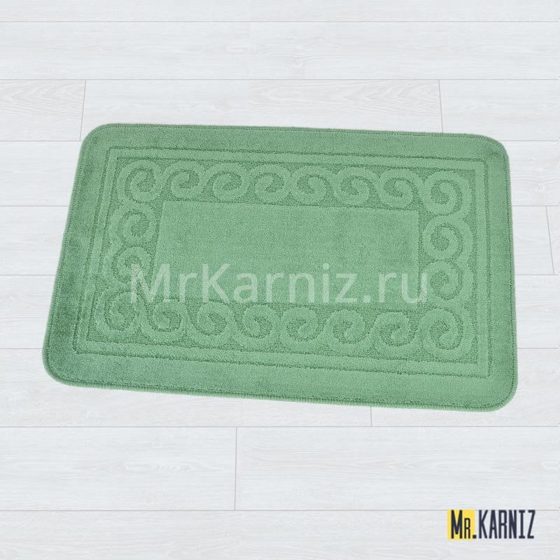 Коврик в ванную ТН зеленый